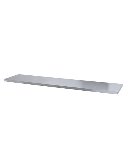 1 - Plan de travail en inox 2040x460x35mm pour meuble modulable Fervi a007/09l