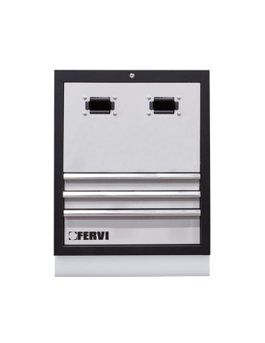 1 - Meuble bas pour enrouleur de tuyau 680x458x910 mm pour atelier Fervi a007/18