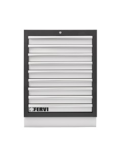 1 - Commode avec 9 tiroirs 680x458x910 mm pour atelier fervi a007/20