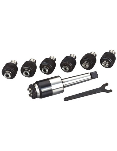 1 - Taraud avec douilles m3 - m12 cm3 x perceuse Fervi m060/3