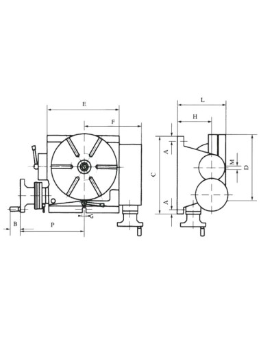 2 - Table de separation inclinable 320 mm 0 - 90 degres Fervi t001/320