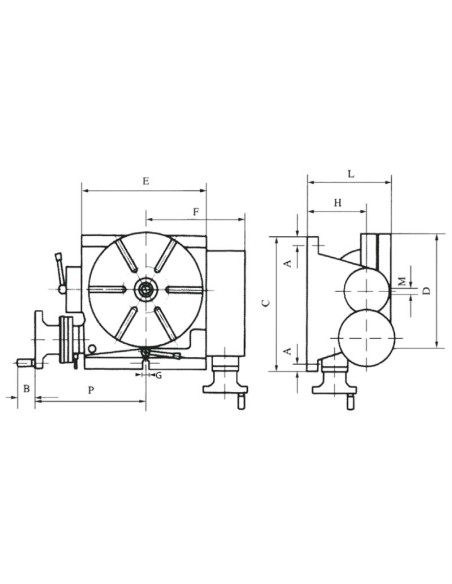 2 - Table de separation inclinable 320 mm 0 - 90 degres Fervi t001/320