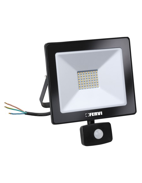 1 - Spot LED exterieur 20w avec capteur de mouvement et de luminosite Fervi 0218/20S
