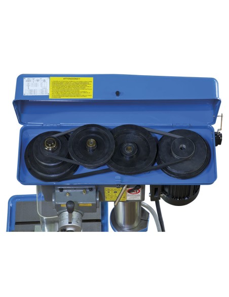2 - Perceuse a colonne en fer avec entrainement par courroie 400v 11 kw Fervi t032da