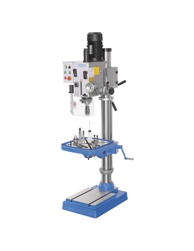 1 - Perceuse a colonne a engrenages 400v 15kw 400v 1.5kw gear drill press Fervi t041