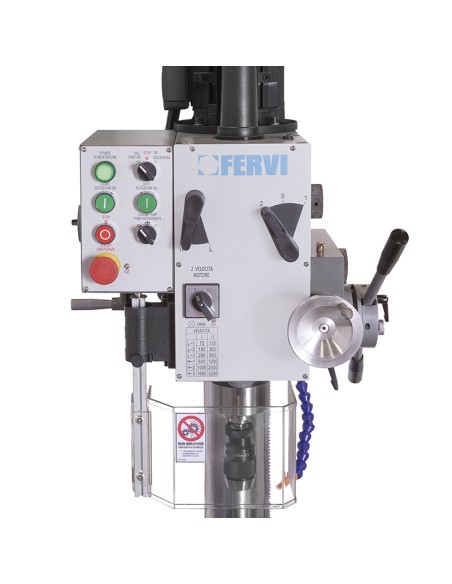 2 - Perceuse a colonne a engrenages 400v 15kw Fervi t041da