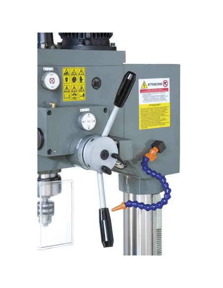 2 - Perceuse a metaux adaptee 400 V 400v gear metal drill Fervi t066