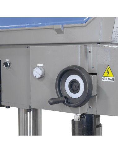 2 - Perceuse pour metal avec entrainement par courroie 400v Fervi t073