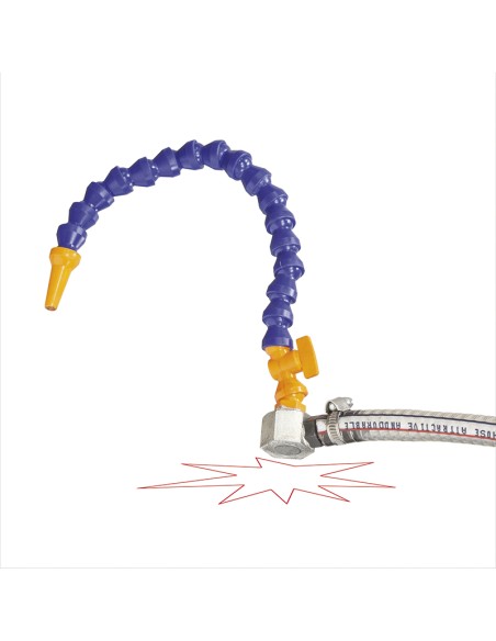 3 - Perceuse pour metal avec entrainement par courroie 400v Fervi t073