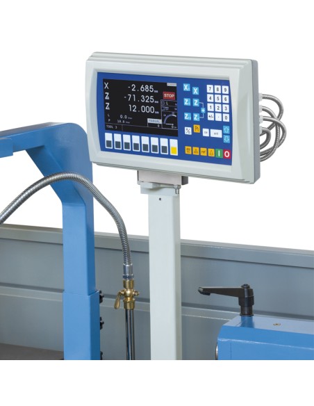 3 - Tour parallele inverseur avec affichage metal 400v Fervi t075i
