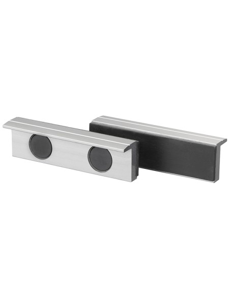 1 - Couvre-machoires magnetiques caoutchouc aluminium etau 150mm fervi 0520/150g