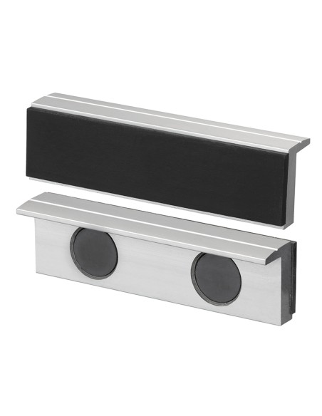 2 - Couvre-machoires magnetiques caoutchouc aluminium etau 150mm fervi 0520/150g