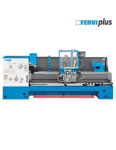 1 - Tour parallele a friction avec afficheur metal 400v Fervi t080f