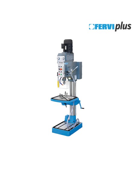 1 - Perceuse a metaux adaptee 400 V  Fervi t145