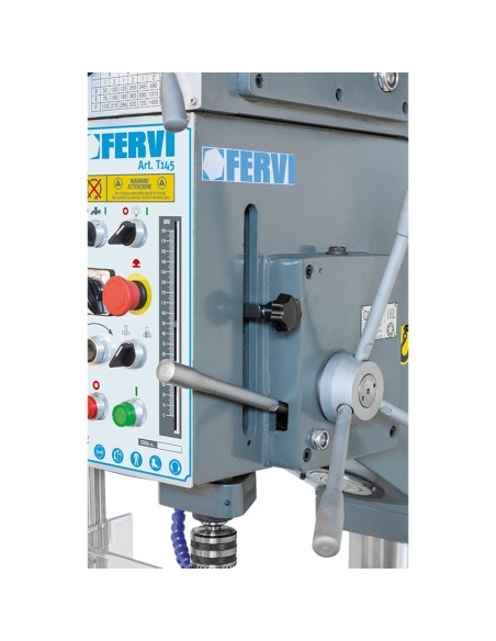 3 - Perceuse a metaux adaptee 400 V  Fervi t145