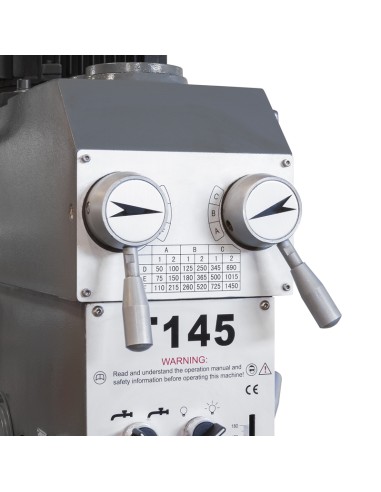 5 - Perceuse a metaux adaptee 400 V  Fervi t145