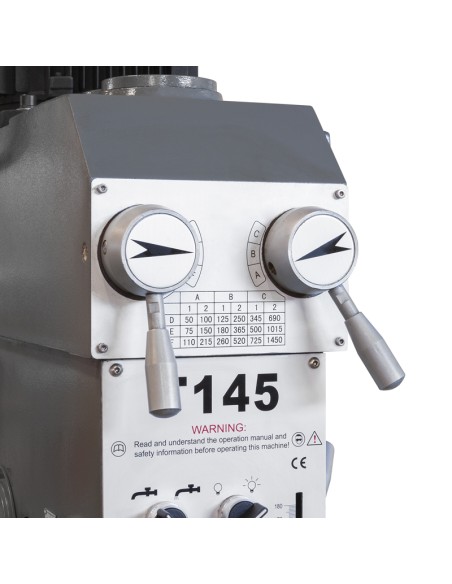 5 - Perceuse a metaux adaptee 400 V  Fervi t145