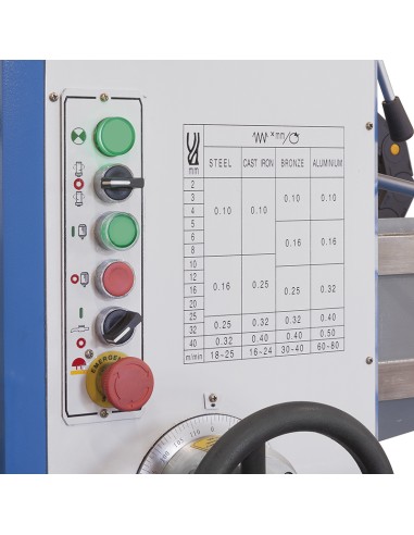2 - Perceuse radiale pour metal a descente automatique cm4 Fervi tr01/200
