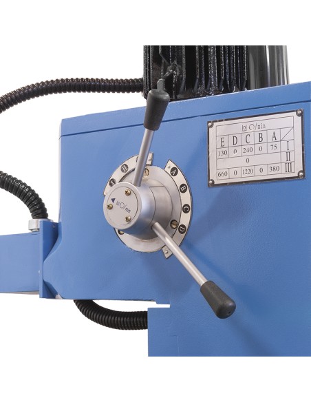 4 - Perceuse radiale pour metal a descente automatique cm4 Fervi tr01/200