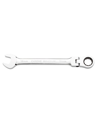 1 - Cle mixte avec tete a cliquet 11mm Fervi 0690/11