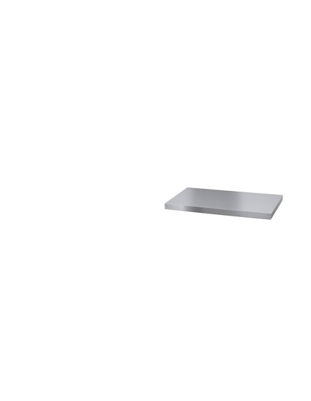 1 - Plan de travail en inox 680x460x35 mm pour meuble modulable Fervi a007/19l