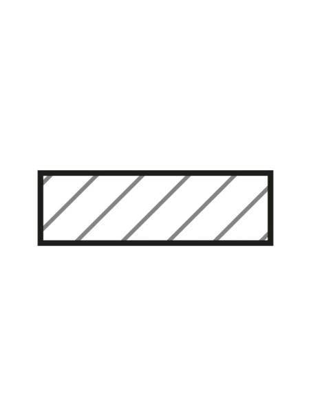2 - Barre d'acier rectangulaire 20x4 mm hss pour tour