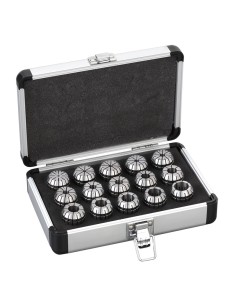 2 - Jeu de 16 pinces er25 Set of 16 er25 collets Fervi pr25/15p