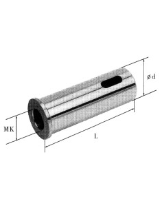 2 - Compas a cone Morse pour tourelle de tour 30x95 mm cm2 Fervi t00ae/lcm2