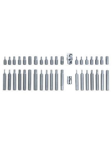 4 - Serie d'inserts de vissage avec connexion 10 mm Fervi 0104