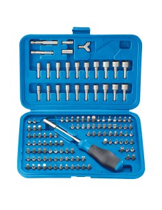 1 - Jeu d'embouts et de douilles pour tournevis avec porte-embout 1/4 Fervi 0358