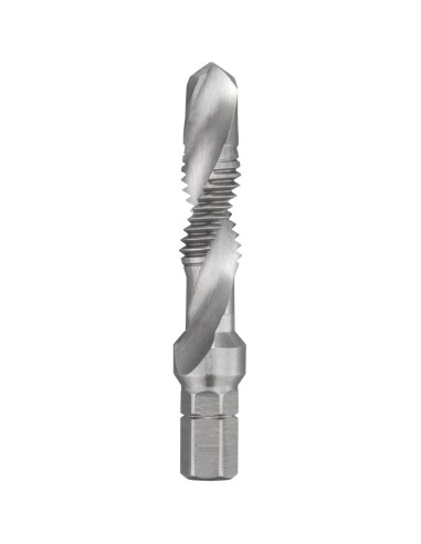 1 - Pointe filetage fraise M10x15 pour perceuse-visseuse 1/4 Fervi 0890/M10