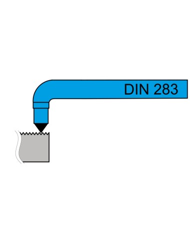 4 - Outil DIN 282 filetage interieur droit 10x10 mm pour tour