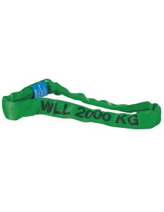1 - Cordes rondes en polyester pour levage 2 tonnes 1 m