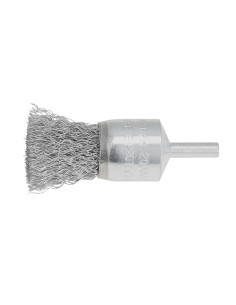 1 - Brosse avant en fil d'acier inoxydable de 10 mm pour perceuse Fervi sfg010i