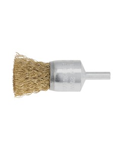 1 - Brosse metallique avant 15 mm pour foret 15mm Fervi sfg015