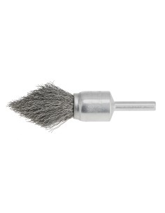 1 - Brosse frontale avec pointe en fil d'acier inoxydable de 24 mm Fervi sfp012i
