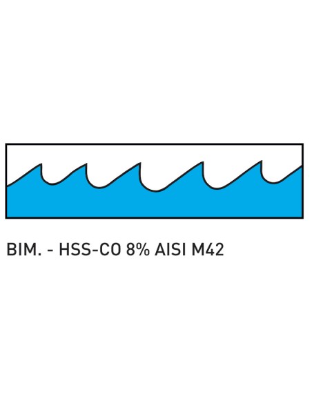 2 - Scie cloche bimetallique cobalt pour metal 44 mm Fervi 0278/044