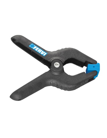 2 - Jeu de 8 pinces a ressort en plastique ouverture 40 mm Fervi 0353/110