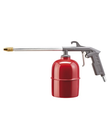 1 - Pistolet a air comprime pour lavage avec reservoir Fervi 0610