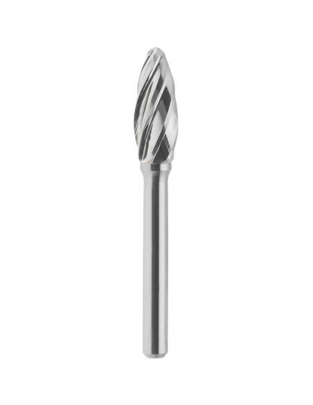 1 - Lime rotative Hm avec lance arrondie aluminium 10x25 mm tige 6