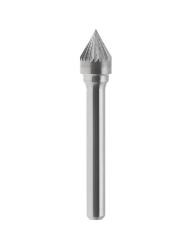 1 - Lime rotative conique standard HM a 60 degres tige 3x25 mm