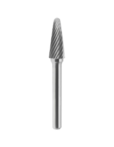 1 - Lime rotative conique standard HM avec pointe arrondie 6x16 mm tige 6