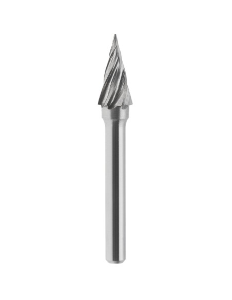 1 - Lime rotative conique HM avec pointe aluminium 10x20 mm tige 6