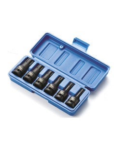 1 - Serie de douilles torx a impact T40 - T70 1/2 Fervi si423m006