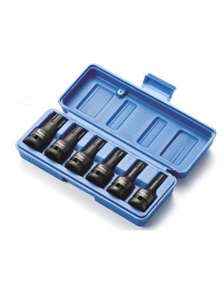 1 - Serie de douilles torx a impact T40 - T70 1/2 Fervi si423m006