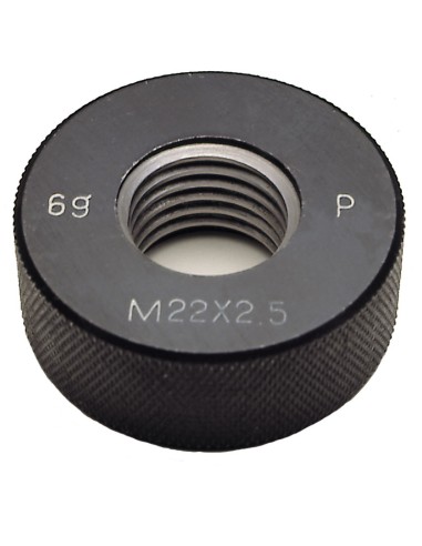 1 - Bague filetee 6g filetage metrique type 24 x 15 mm Fervi a01724x1.5