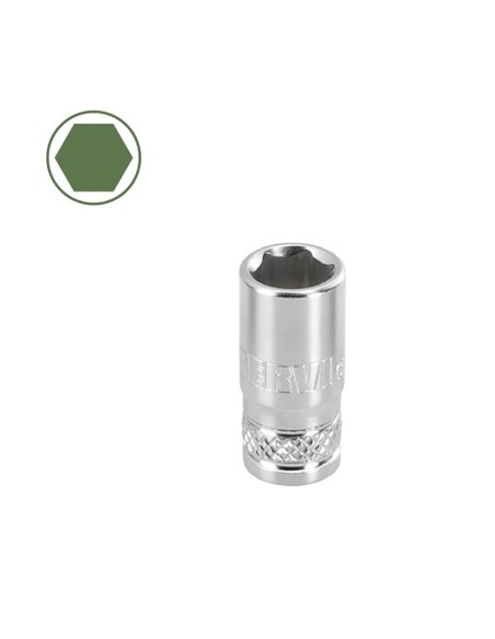 1 - Cle a douille hexagonale 11 mm 1/4 Fervi