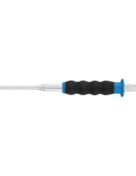 1 - Chasse-goupille a ressort avec protege-main de 7 mm