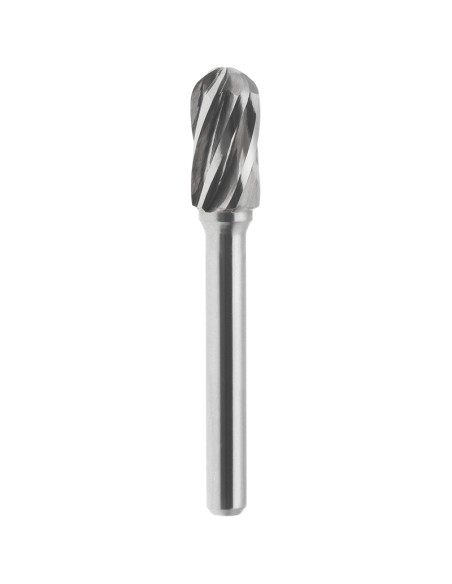 1 - Lime rotative cylindrique HM aluminium pointe spherique 6x16 mm tige 6
