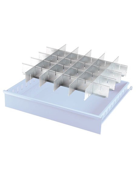 1 - Separateurs longitudinaux 440x70 mm pour commode c800